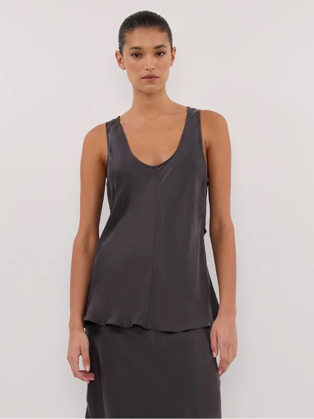 Dissh Colette Petrol Silk Cami Top